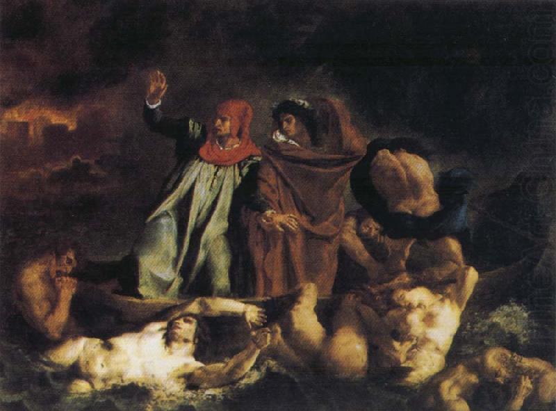 The Bark of Dante, Eugene Delacroix